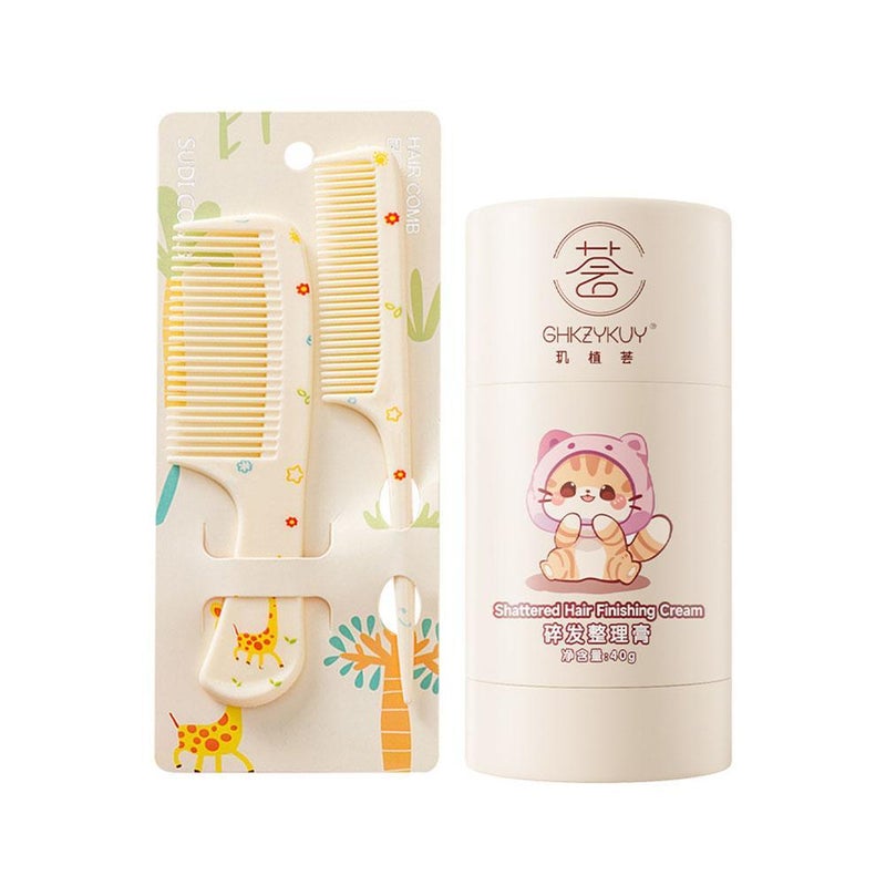 Jizhihui Hair Styling Cream, a hair bun and updo tool for children, especially for girls, to style their hair and bangs.